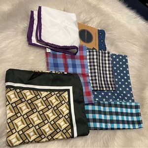 Bundle of 7 brand new pocket squares!